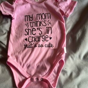 Pink Baby Onesie